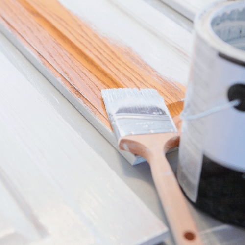 Transformed kitchen cabinets by Stephen's Edge Painting